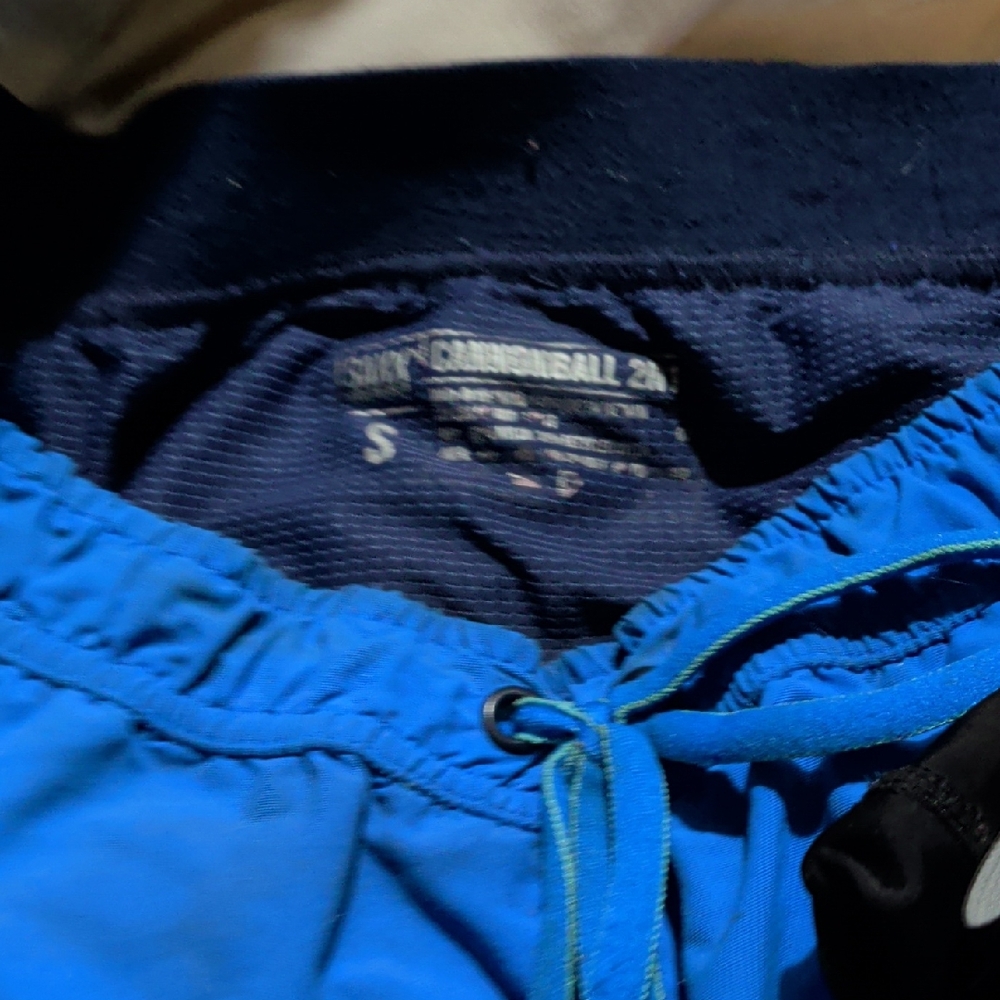 Saxx Black and Blue Swim Shorts